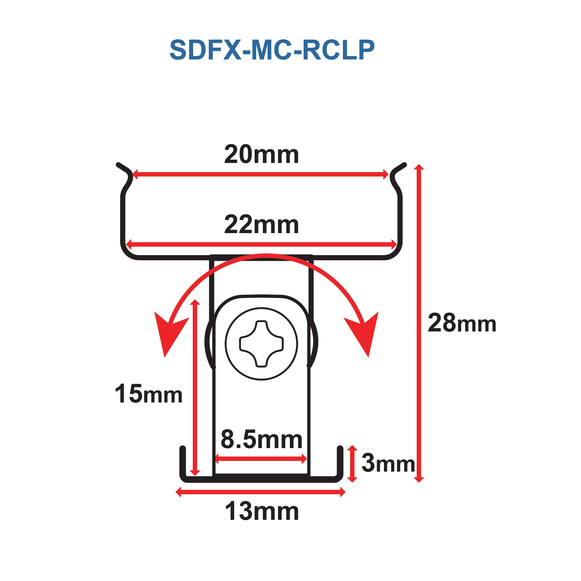 SpotFlex Rotating Clip