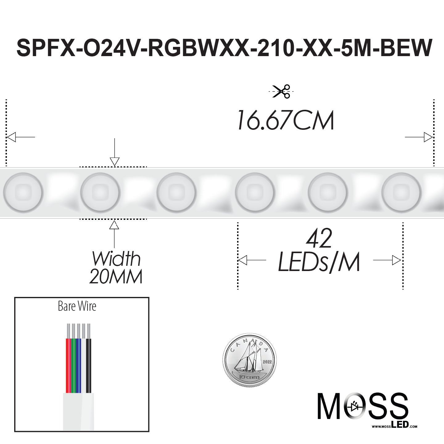 SpotFlex LED 42 RGBW